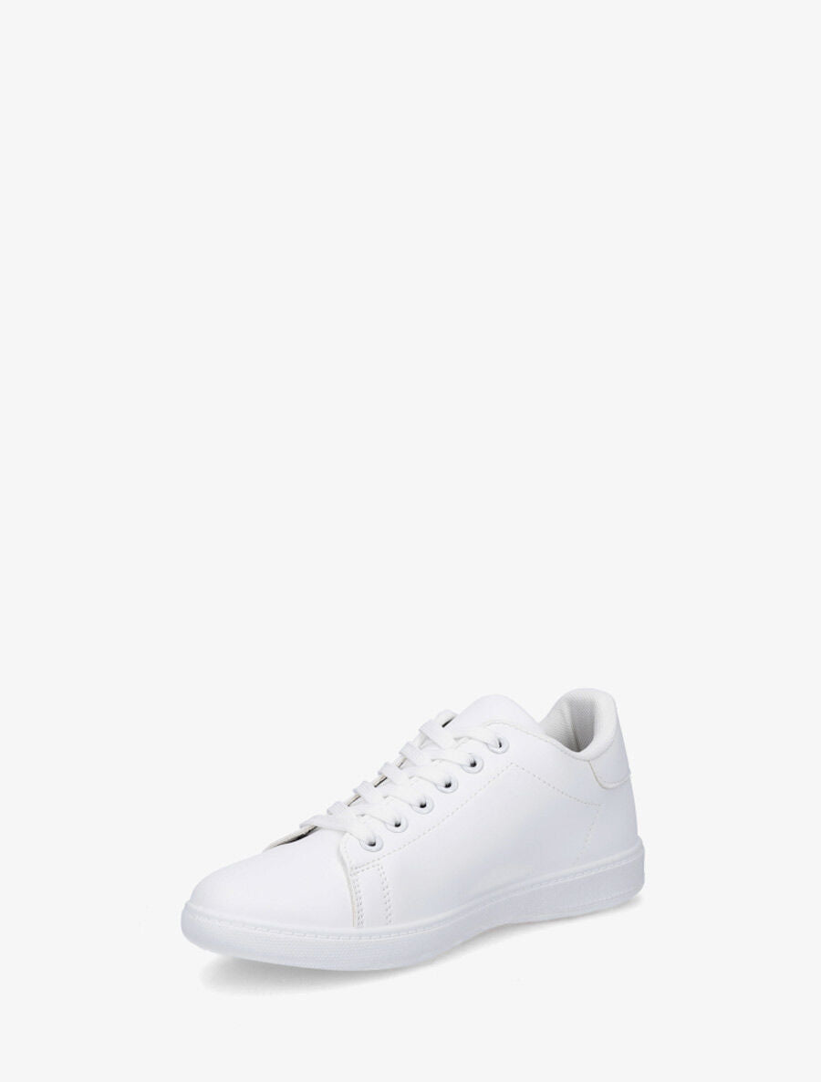 Sneakers plates basiques - Blanc - 3