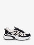 Baskets en simili et mesh - Noir - 5