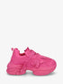 Baskets color block en simili - Fushia - 5