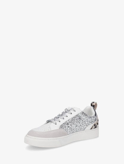 Sneakers plates étoile stylisé - Argent - 3