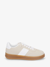 Baskets classiques en simili - Beige - 1
