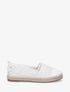 Espadrilles en tissu et suédine - Blanc - 5