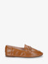 Mocassins en simili à semelle plate - Camel - 5