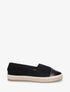 Espadrilles en suédine et simili - Noir - 1