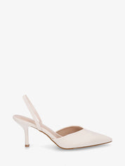 Escarpins à bouts pointus et bride élastiquée - Beige - 5
