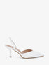 Escarpins à bouts pointus et bride élastiquée - Blanc - 5