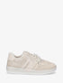 Sneakers plates à semelle caoutchouc - Beige - 1