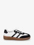 Sneakers en mesh et semelle en caoutchouc - Noir - 1