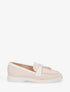 Mocassins plats à empiècement métal - Beige - 1