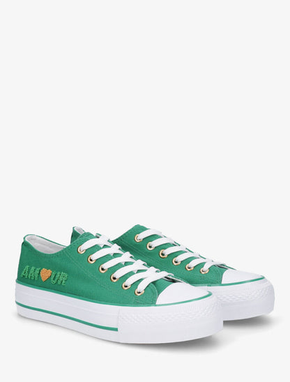 Tennis basse amour - Vert - 4