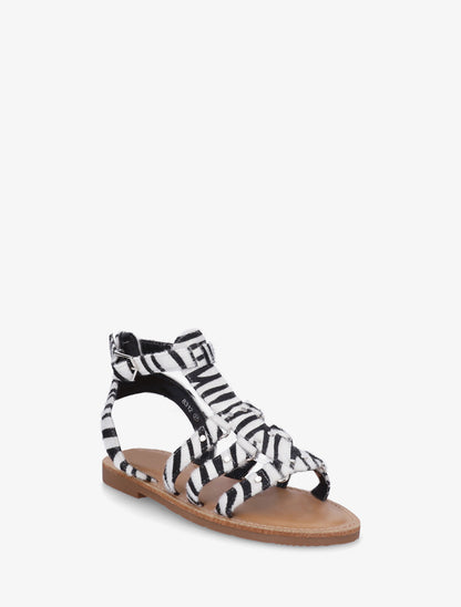 Nu-pieds cloutées style spartiate - Blanc - 2