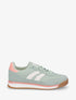Sneakers en simili à empiècement effet nubuck - Vert d&
