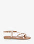 Nu-pieds croisés et tressés - Beige - 1