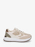 Baskets en simili et jute - Kaki/beige - 1