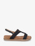 Nu-pieds style corde - Noir - 1
