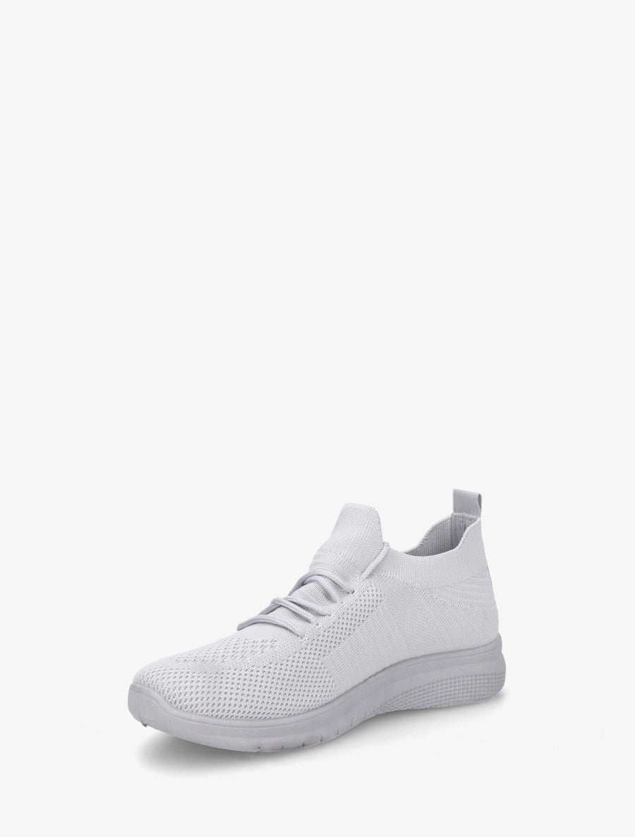 Baskets en mesh style running - Gris clair - 3
