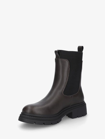 Chelsea boots à semelle crantée - Taupe - 3