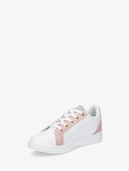 Sneakers à zip décoratif - Rose - 3
