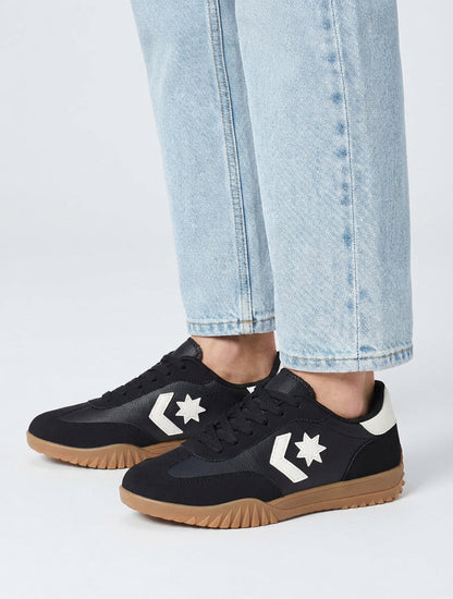 Zapatillas con inserción de estrella - Negro