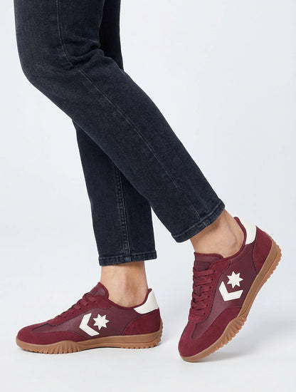 Zapatillas con inserción de estrella - Burdeos
