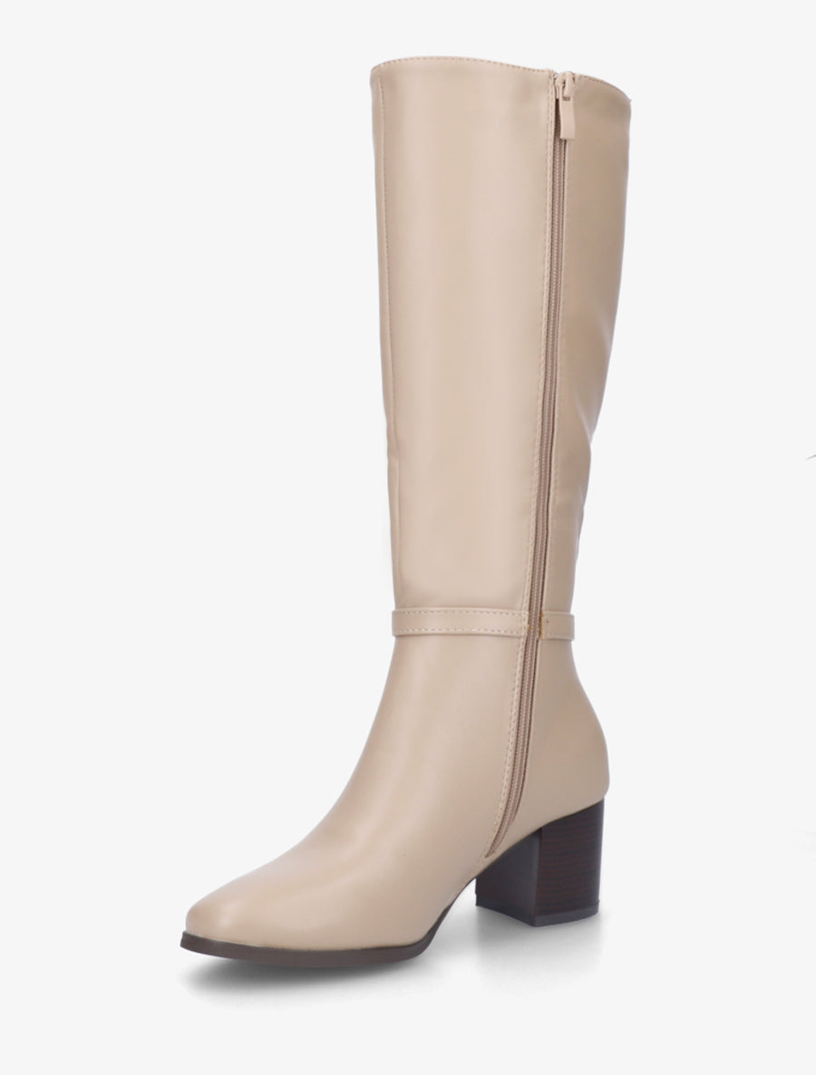Bottes classiques à boucle - Beige - 3