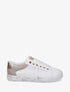 Sneakers unies à semelle floqué - Or - 1