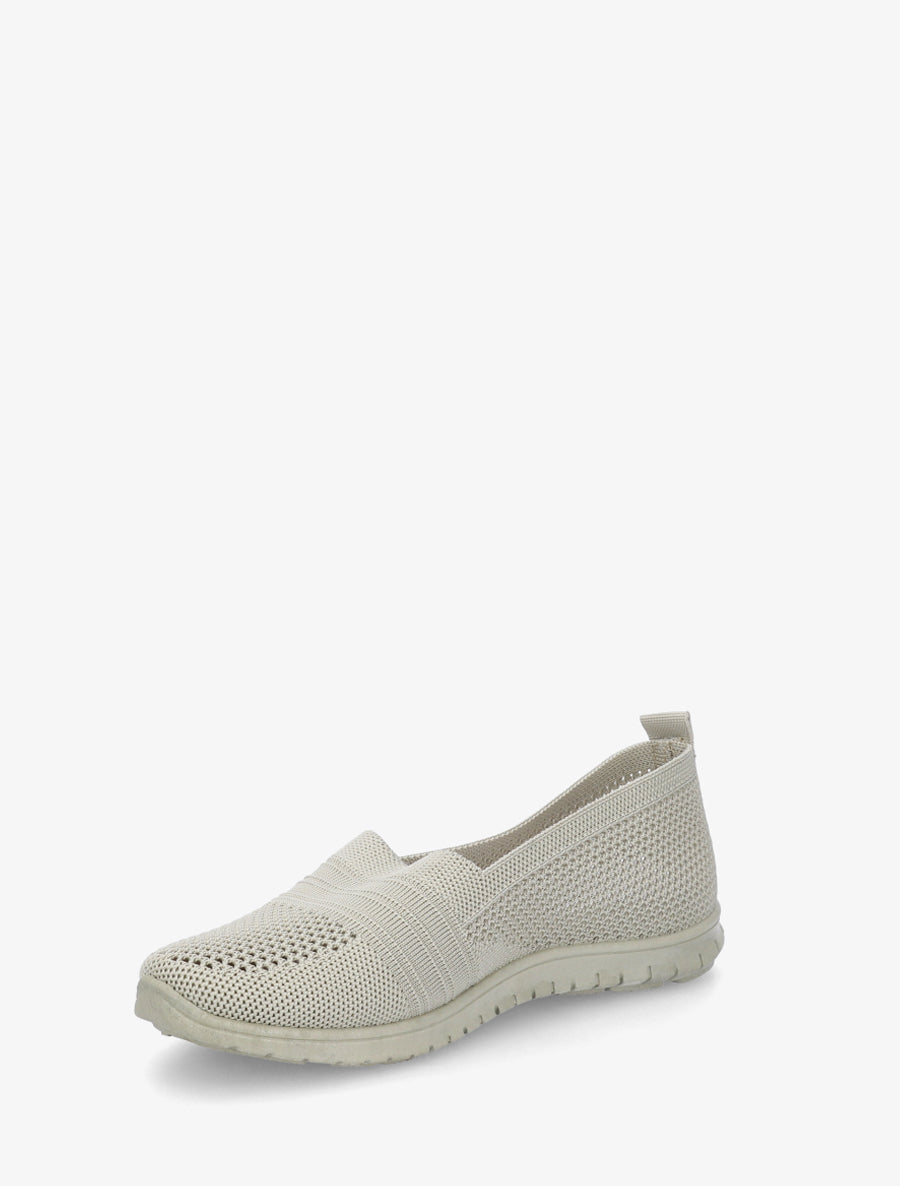 Slip-on en maille - Vert olive - 3