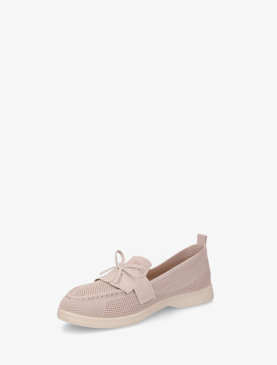 Mocassins en maille à nœud - Taupe - 3