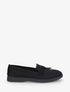 Mocassins en tissu à bijoux métalliques - Noir - 1