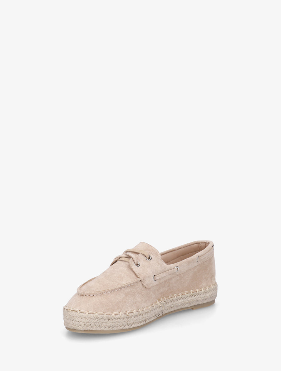 Espadrilles en suédine - Taupe - 3