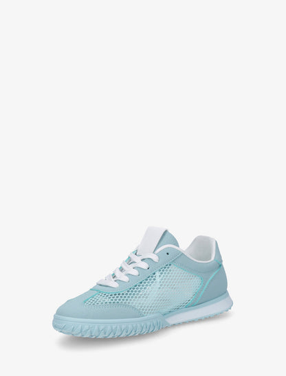 Zapatillas con bandas y tejido de panal - Azul cielo
