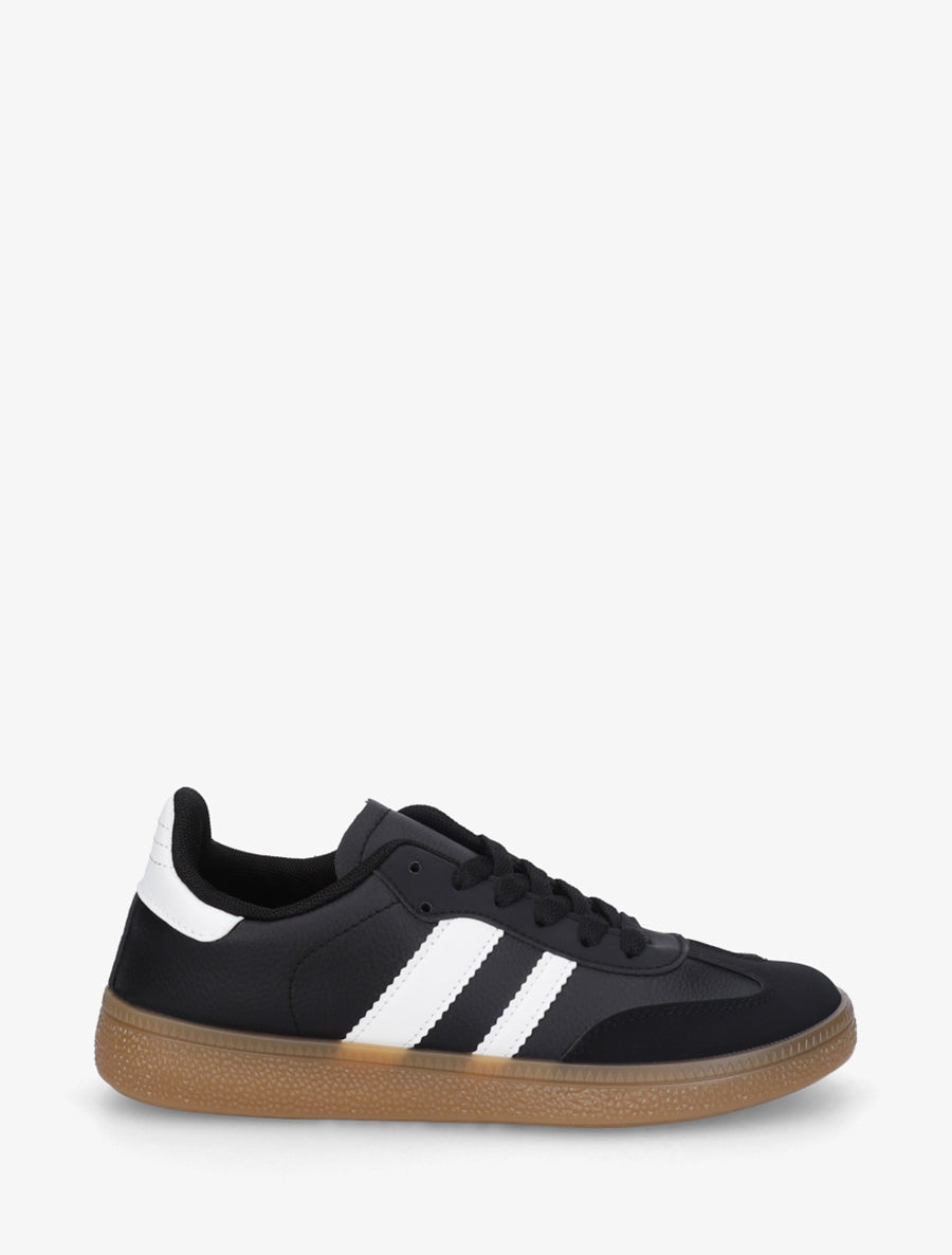 Baskets à bandes contrastantes - Noir - 1