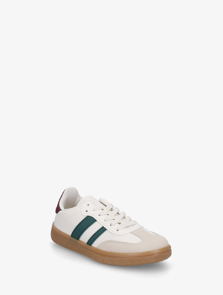 Baskets à bandes contrastantes - Beige - 2