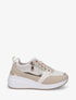 Baskets compensées à zip - Beige - 1