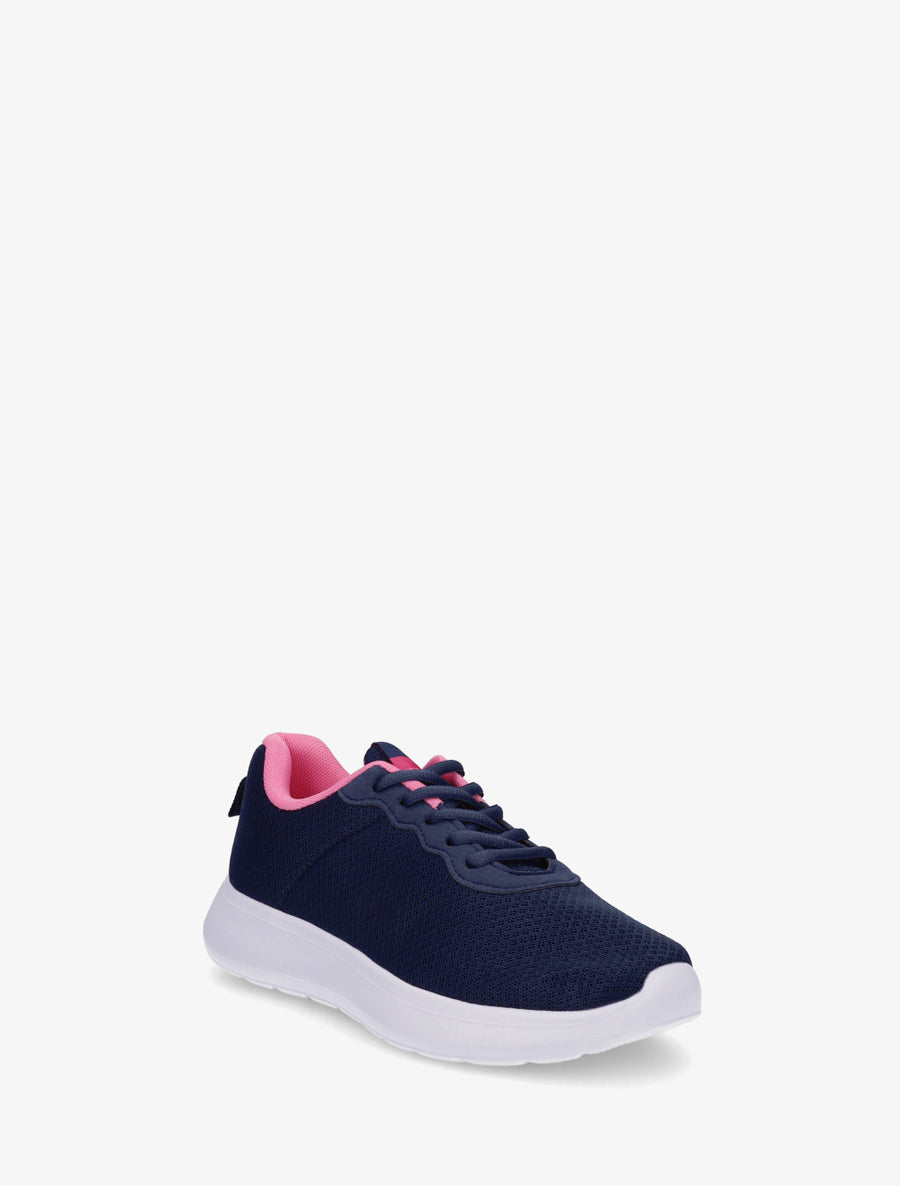 Sneakers unies en mesh - Marine - 2