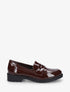 Mocassins vernis en simili - Marron - 1