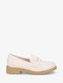 Mocassins vernis en simili - Beige - 1