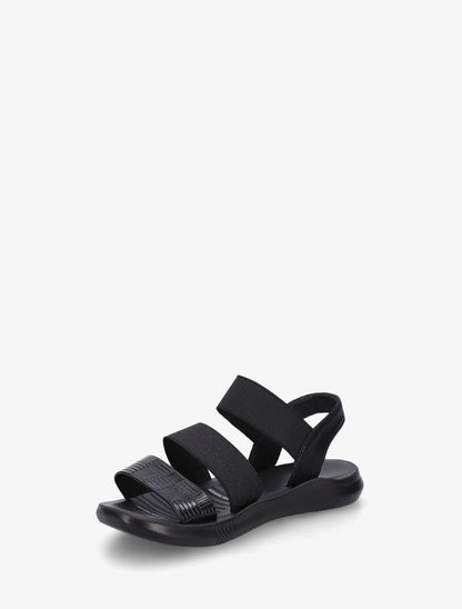 Nu-pieds à brides élastiquées - Noir - 3