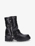 Bottines renversées effet froissé - Noir - 1