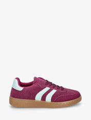 Sneakers en tissu côtelé - Violet - 1