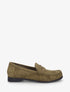 Mocassins en suédine effet froncé - Kaki - 1