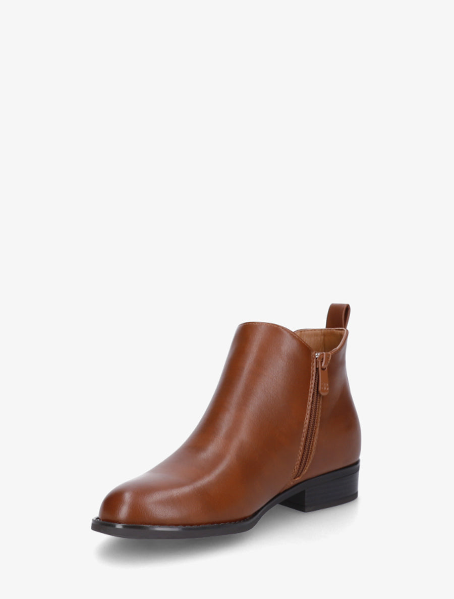 Bottines style chelsea - Camel - 3