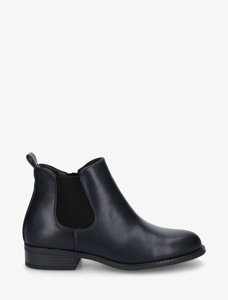Bottines style chelsea - Marine - 1