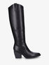 Bottes en simili à bout pointu - Noir - 1