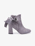 Bottines ruban au dos - gris - 5