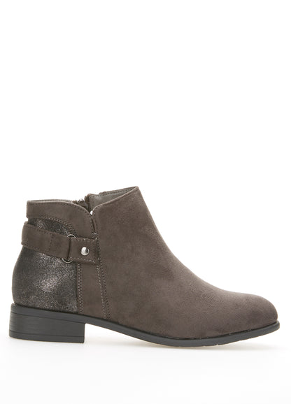 Boots dos irisés - Gris - 1