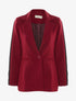 Blazer manches contrastées - Bordeaux - 3