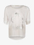 Top ample motif étoile - blanc - 1