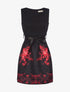 Robe bas motifs - noir - 1