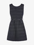 Robe évasée ceinturée - noir - 3